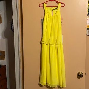 Yellow Gianni Bini Halter Dress